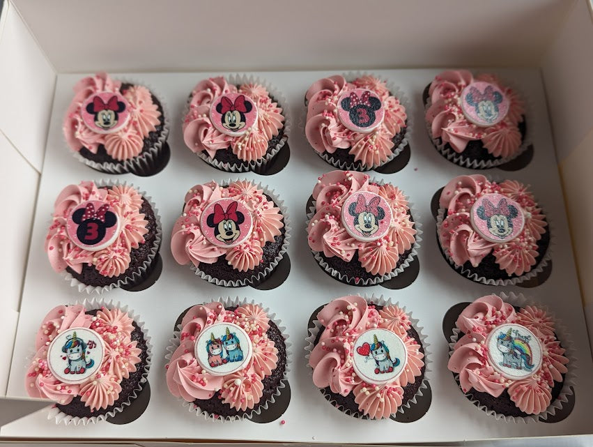Cupcakes with Edible Images