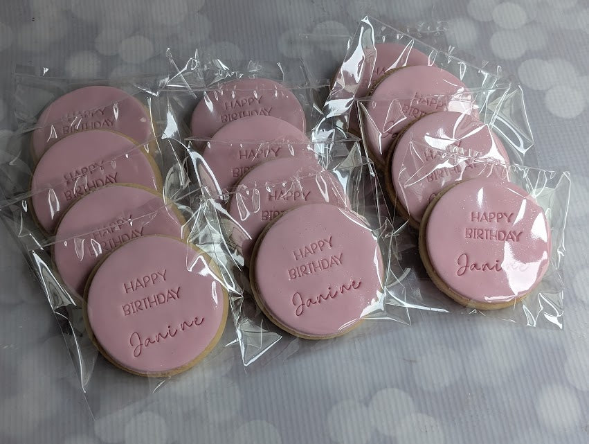 Personalised sugar cookies