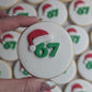 6 7 Santa Hats